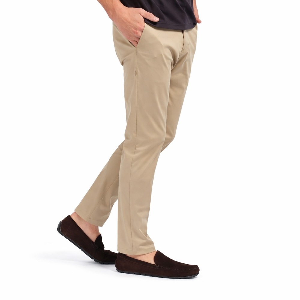 Rhone 28x33 Commuter Stretch Pants 0852 Slim Fit Flat Front Khaki